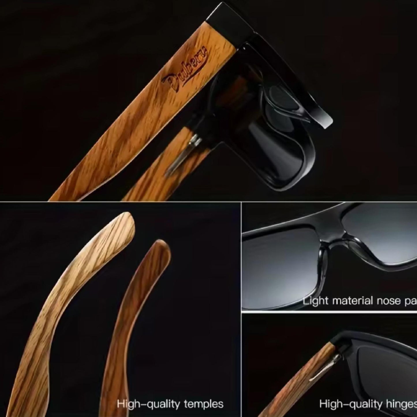 Barker Black Wood